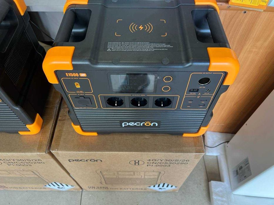 Зарядна станція Зарядная станция Pecron LFP LiFePO4 E1500 E2400 E3600 E3800 2200W-4200W ДБЖ UPS розстрочка