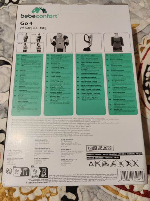 Marsúpio Bebeconfort Go4