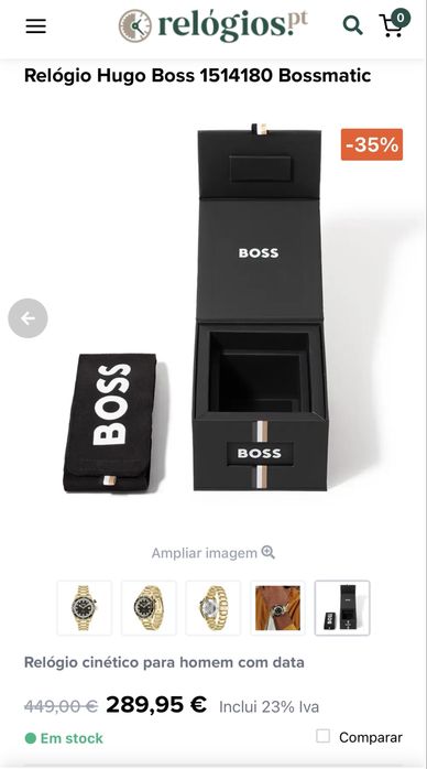 Relógio BOSS Matic NOVO
