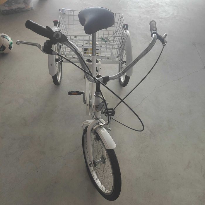 Triciclo de adulto 3x20, branca