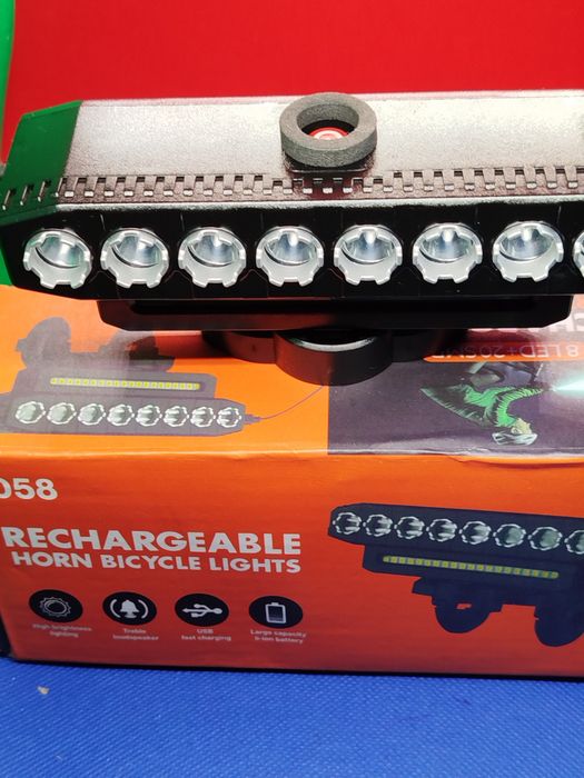 Nowe oświetlenie rowerowe rechargeable gratis wysyłka