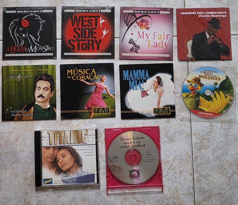 10 cds várias músicas