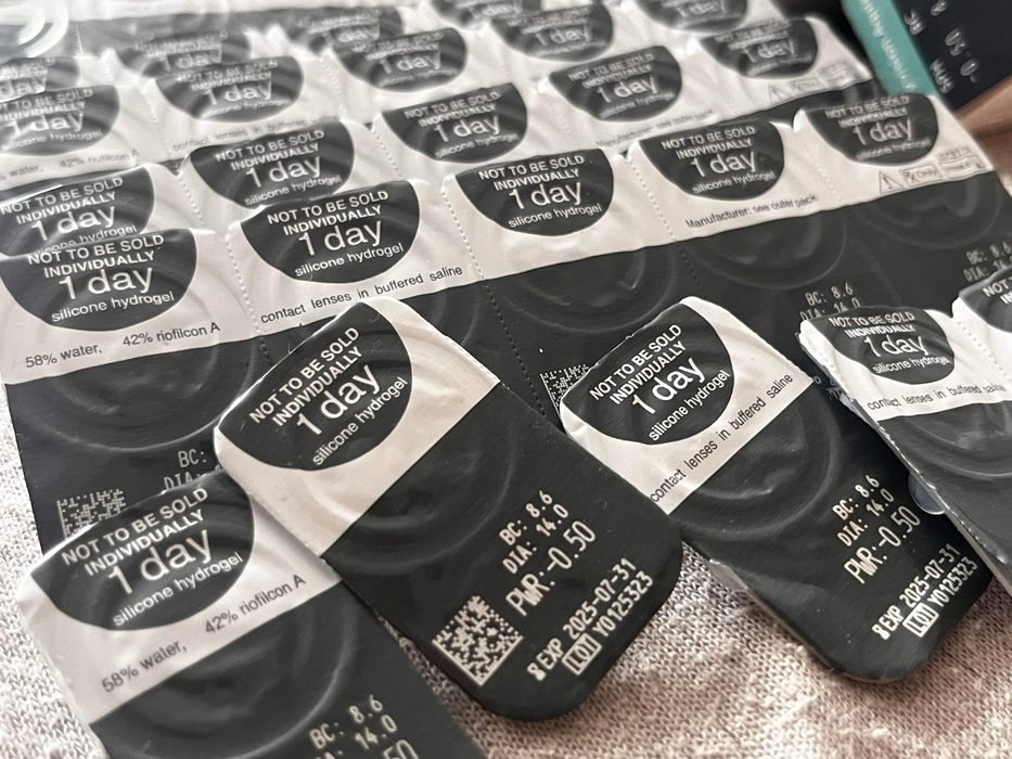 Soczewki Jednodniowe Easyvision -0.5 120 sztuk