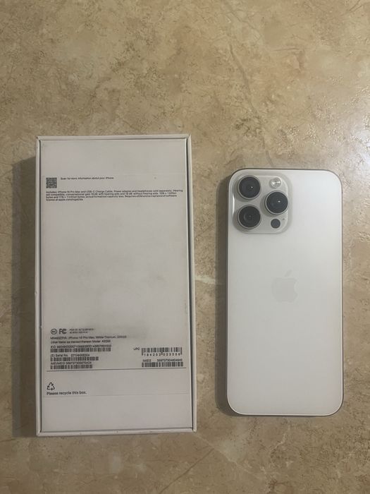 Iphone 16 pro max 256gb