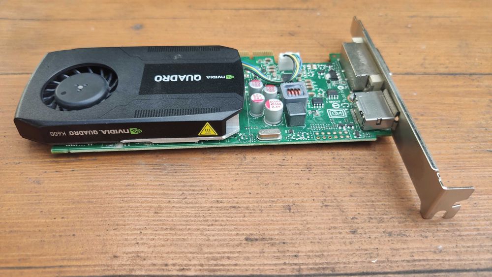 NVIDIA Quadro K600 test w 3DMark 1GB DP DVI-I Low Profile
