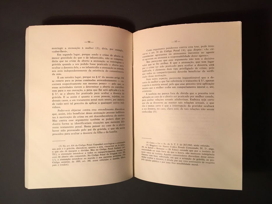 O ABORTO CONSENSUAL - 1a edição 1964