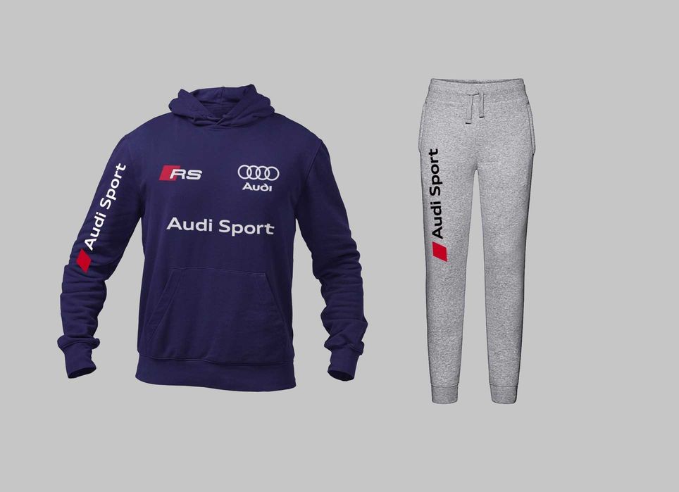 Fato de Treino Audi RS Performance (Hoodie + Calça) | Feito à Mão