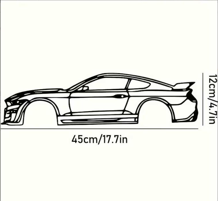 Decoração de Parede em Metal – Modelos de Automóveis
