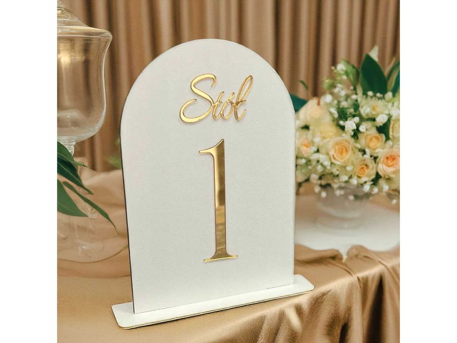 Numery na stoły Numerki Stolików Na Wesele Ślub Chrzest