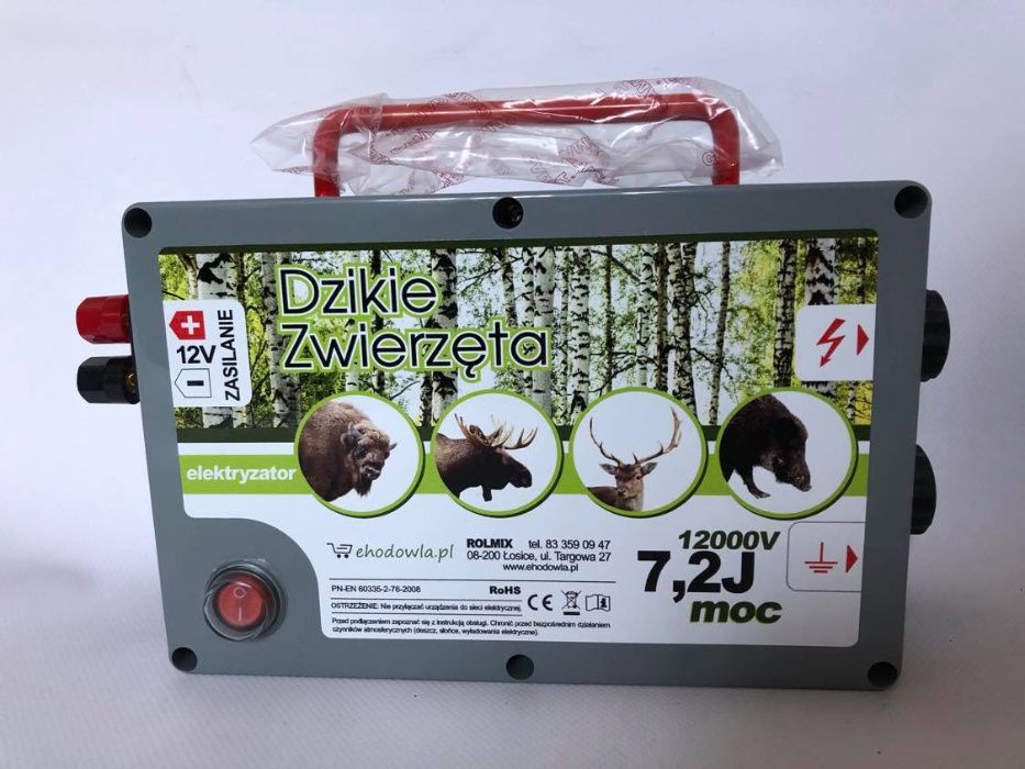 Elektryzator Dzikie Zwierzęta 7,2J pastuch elektryczny