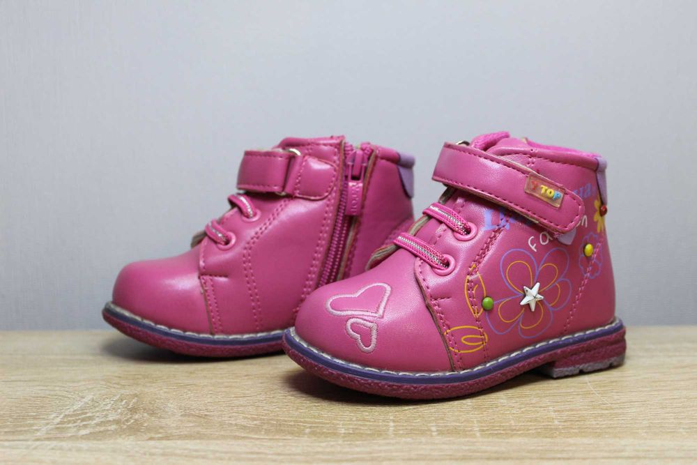 Дитячі демісезонні черевики Y.TOP (розмір 22 – устілка 13.5 см)