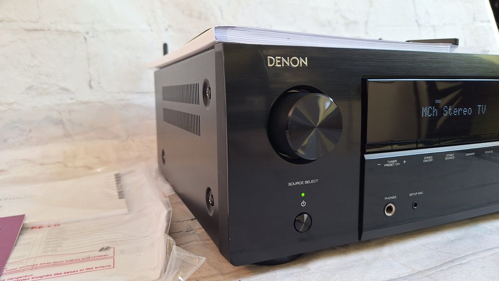 7.2 Denon AVR-X1600 Wi-Fi BT Heos 4K60p eARC DSD Spotify Atmos Vision