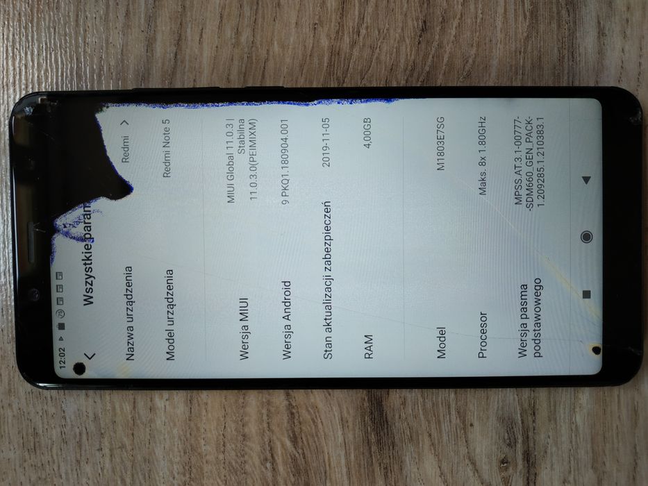 Xiaomi Redmi Note 5 Pro 4/64 GB Ostrowiec Św Telefon Pudełko sprawny!