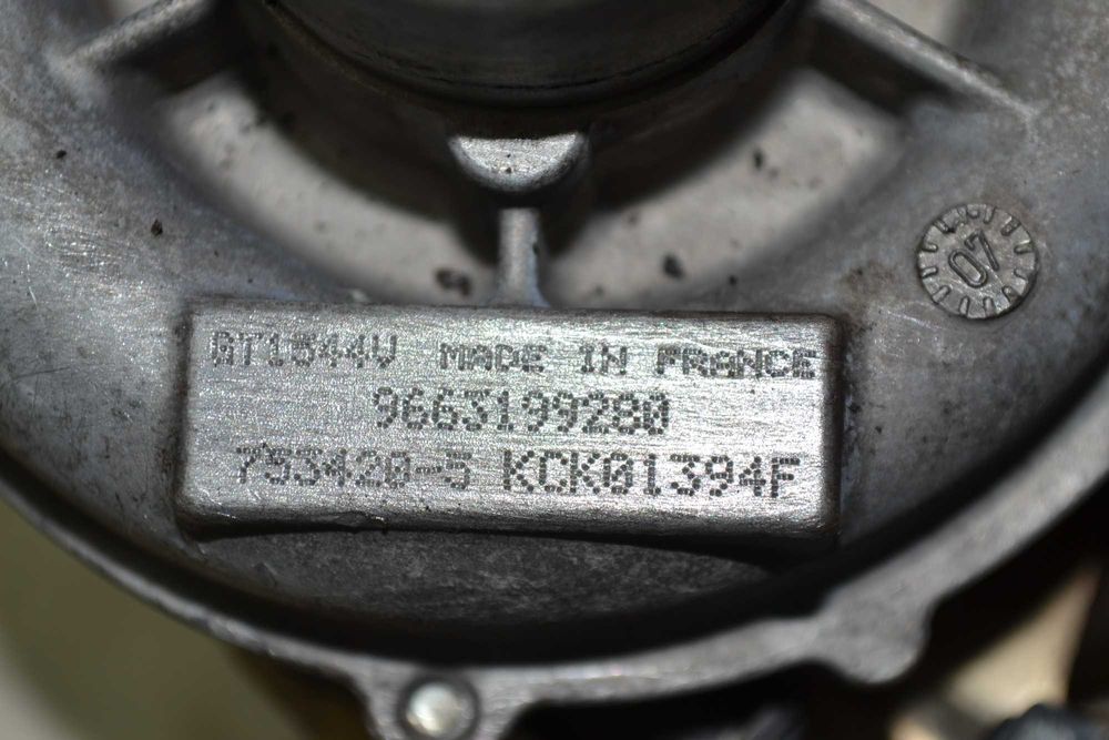 Б/у Турбіна Citroen Berlingo Peugeot Partner 1.6HDI Сітроен Берлінго Пежо Партнер 1.6 9663199280