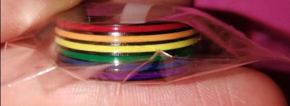 Anel LGBT size 6