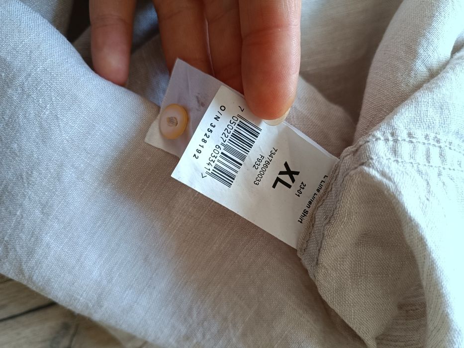 Koszula lniana 100% len Cubus rozmiar 42