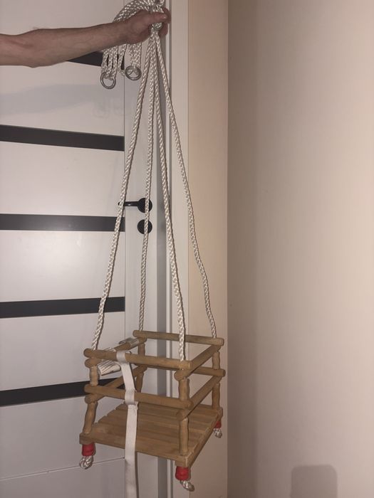 Delta drewniana huśtawka wewnetrzna/zewnetrzna