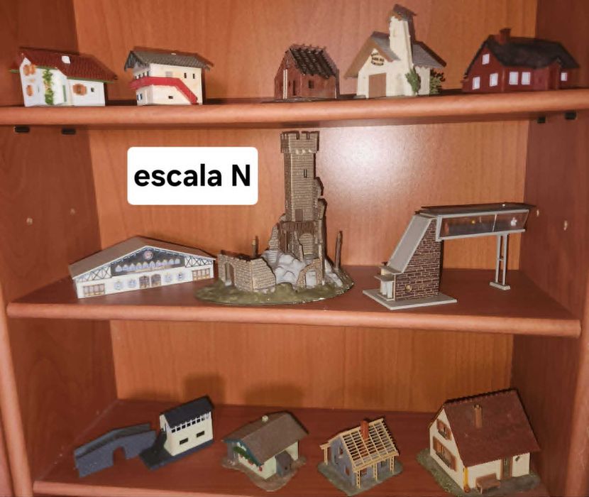 Casinhas e edificios á escala N
