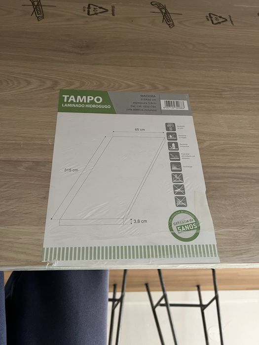 Tampo de bancada carvalho