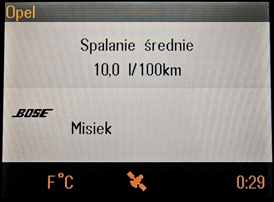 Opel Omega CID - język polski