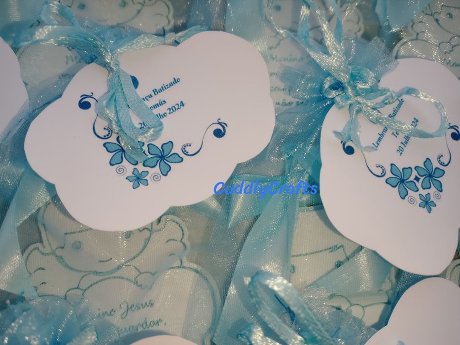 Lembranças gesso perfumado batizado