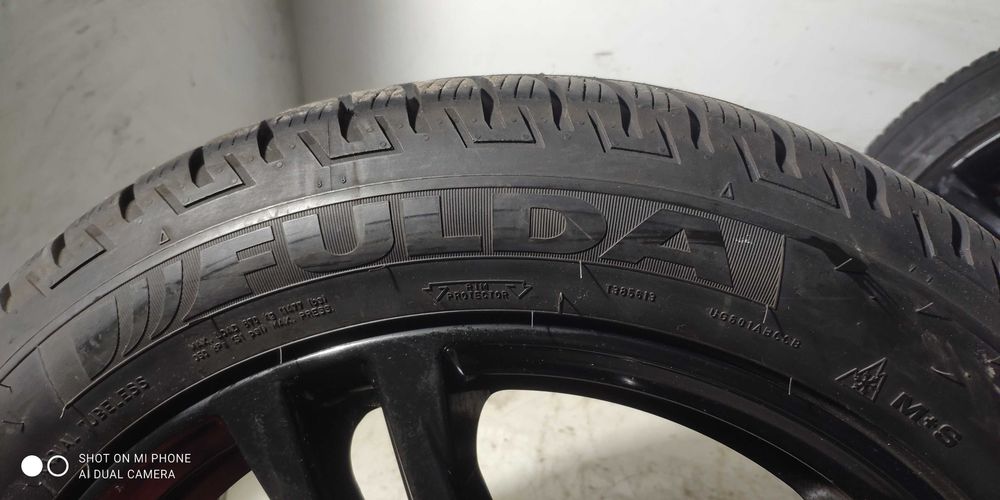 Koła 225/50R17 FULDA 5x112 RIAL zimowe alusy 17 4szt czarne jak NOWE