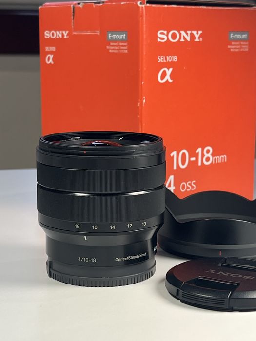 Lente Sony E 10-18 F4 oss