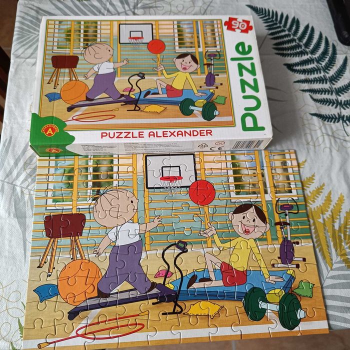Puzzle - Bolek i Lolek - jak nowe - 90 elementów