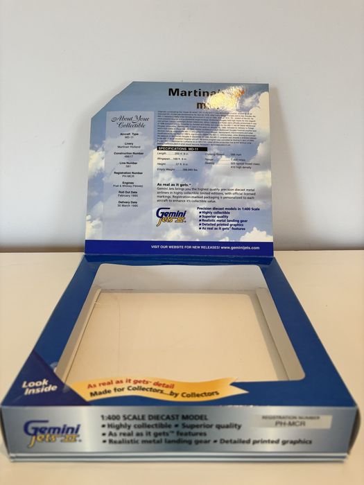 Model Gemini Jets Martinair MD-11 1/400