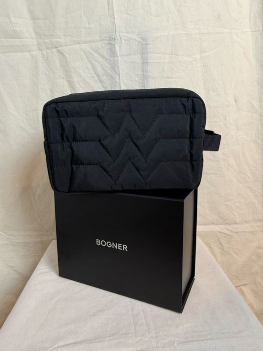 Nowa czarna kosmetyczka BOGNER + pudełko