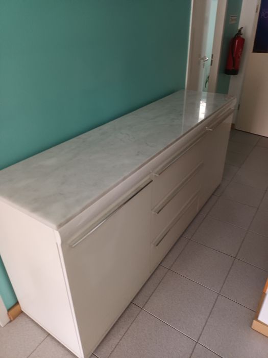 Pedra mármore  bancada