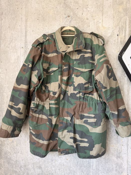 Kurtka z podszewką woodland camo M65 oryginał