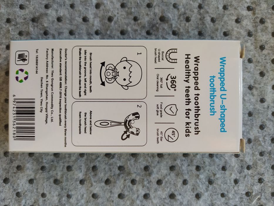 Escova de dentes para bebé/criança