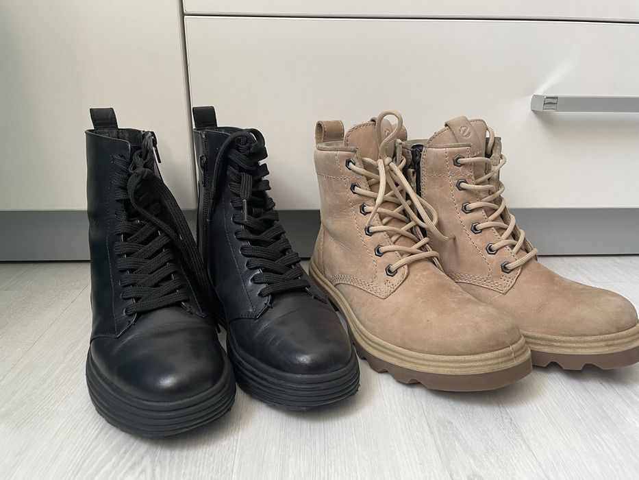 Ecco Geox дві пари шкіряних черевиків жіночих