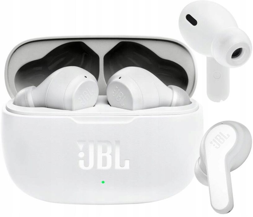 JBL SŁUCHAWKI bezprzewodowe douszne bluetooth wygodne 200 TWS