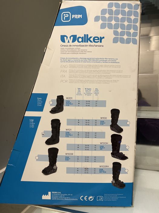 Ortotese parea imobilizacao tibiotarsica