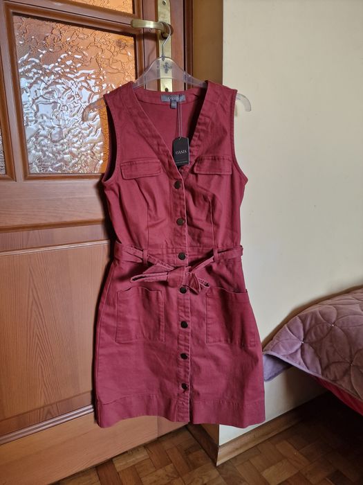 Oasis jeansowa sukienka szmizjerka rozm. 36 nowa z metką