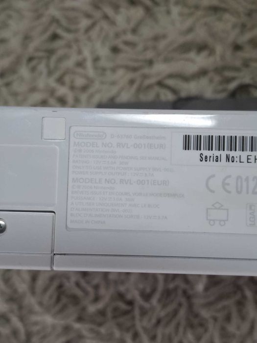 Konsola Nintendo Wii komplet pad sensor