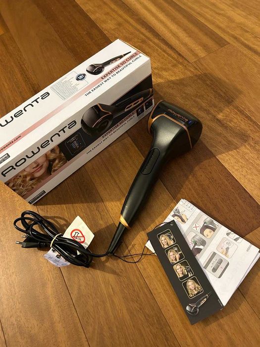 Encaracolador Automático Rowenta Expertise So Curls CF3710 – Novo!