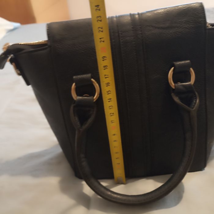 Mala cortefiel azul escuro como nova