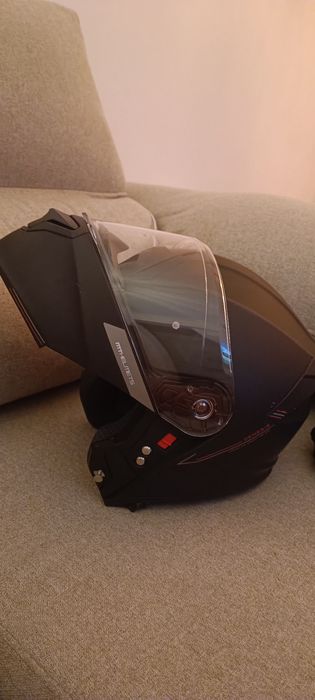 Capacete Mota + Luvas Pele XL
