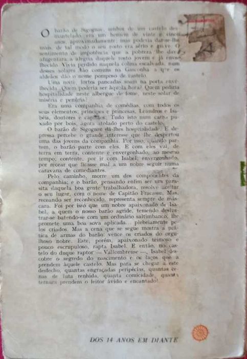O capitão Fracasse, Théophile Gautier