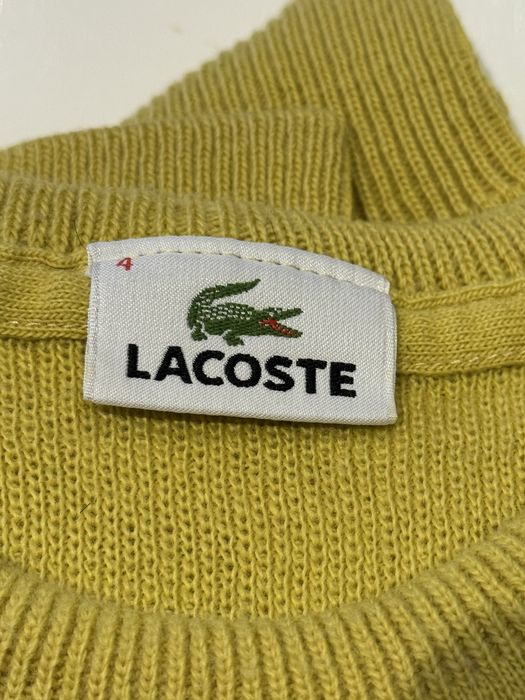 Pulôver Lacoste Cor: Mostarda  - impecável - Tamanho 4