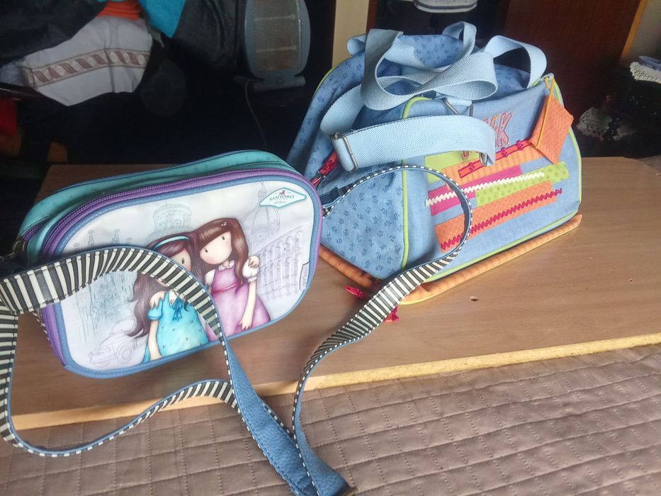 Saco e malinha para menina