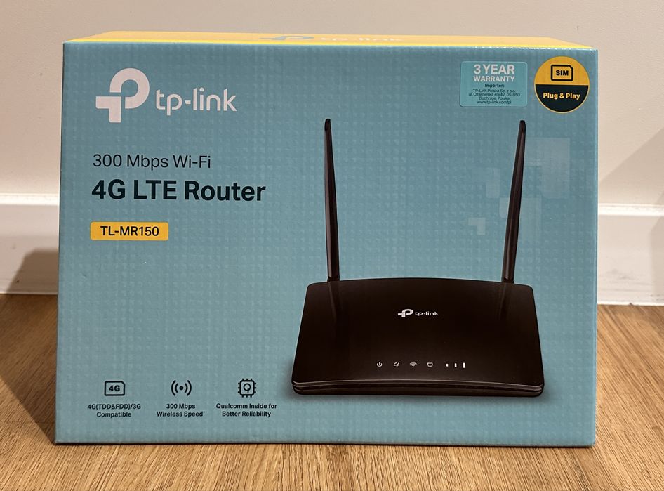 TP-LINK 4G LTE Router TL-MR150 GSM 100% sprawny BDB STAN