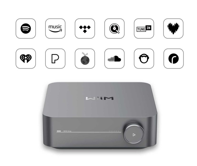 Wiim Amp - Amplificador integrado com streaming, premiado - Como novo