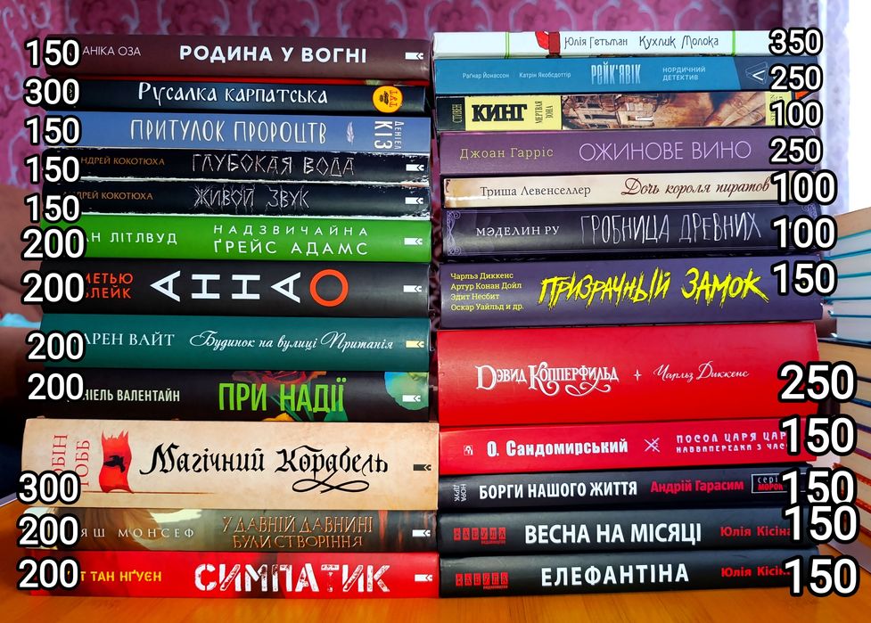 Комплект книг українською мовою