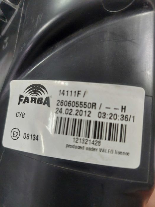 farol esq Renault clio 3