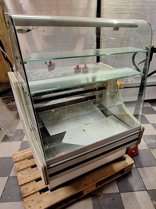 Lada chłodnicza 1m przeszklona 4 półki