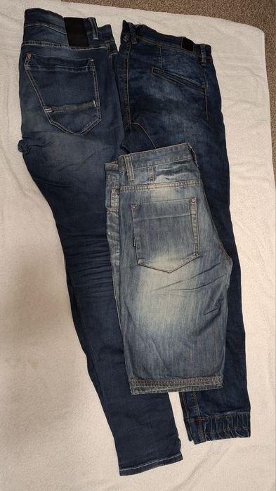 3 pary męskich spodni Cropp rozm 48